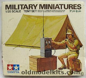 Tamiya 1/35 Tent Set, MM174 plastic model kit